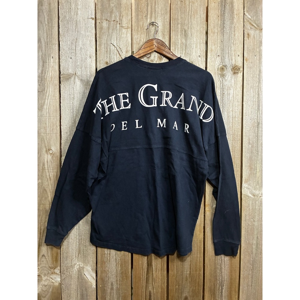 Spirit Jersey The Grand Del Mar Navy Blue Long Sleeve Shirt Mens Medium Oversize